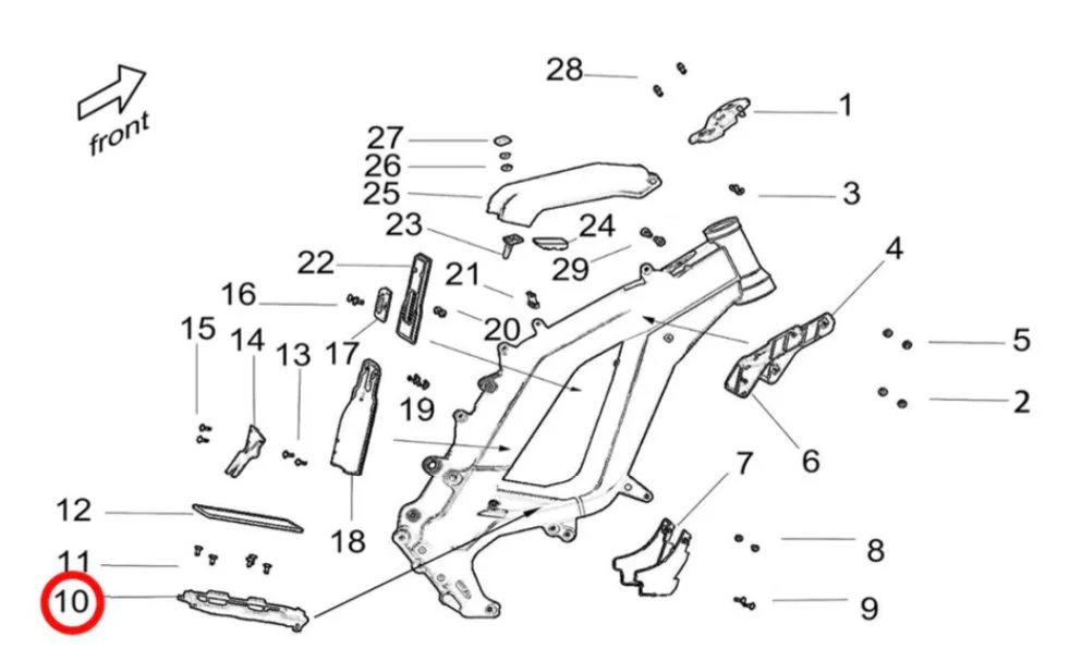 Light Bee Battery Positioning Support, Base - Image 3