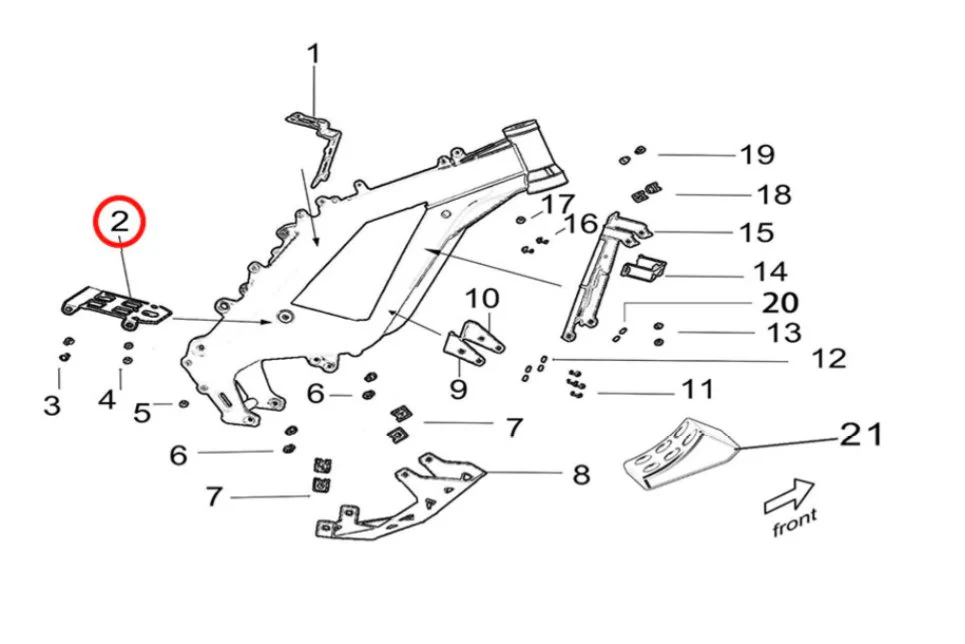 Light Bee Battery Support Base Plate - Image 3