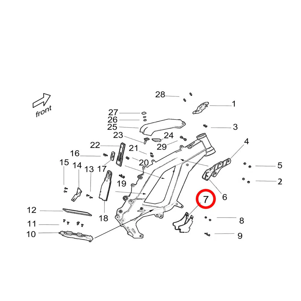 Light Bee Controller Shroud, Lower - Image 2