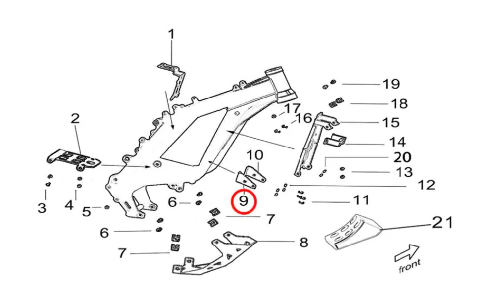Light Bee Controller Mounting Bracket, Lower Right - Image 2