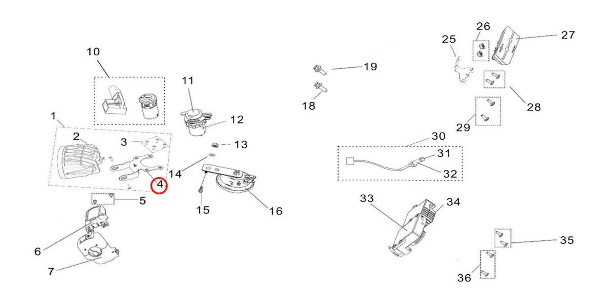 Light Bee Headlight Bracket - Image 2