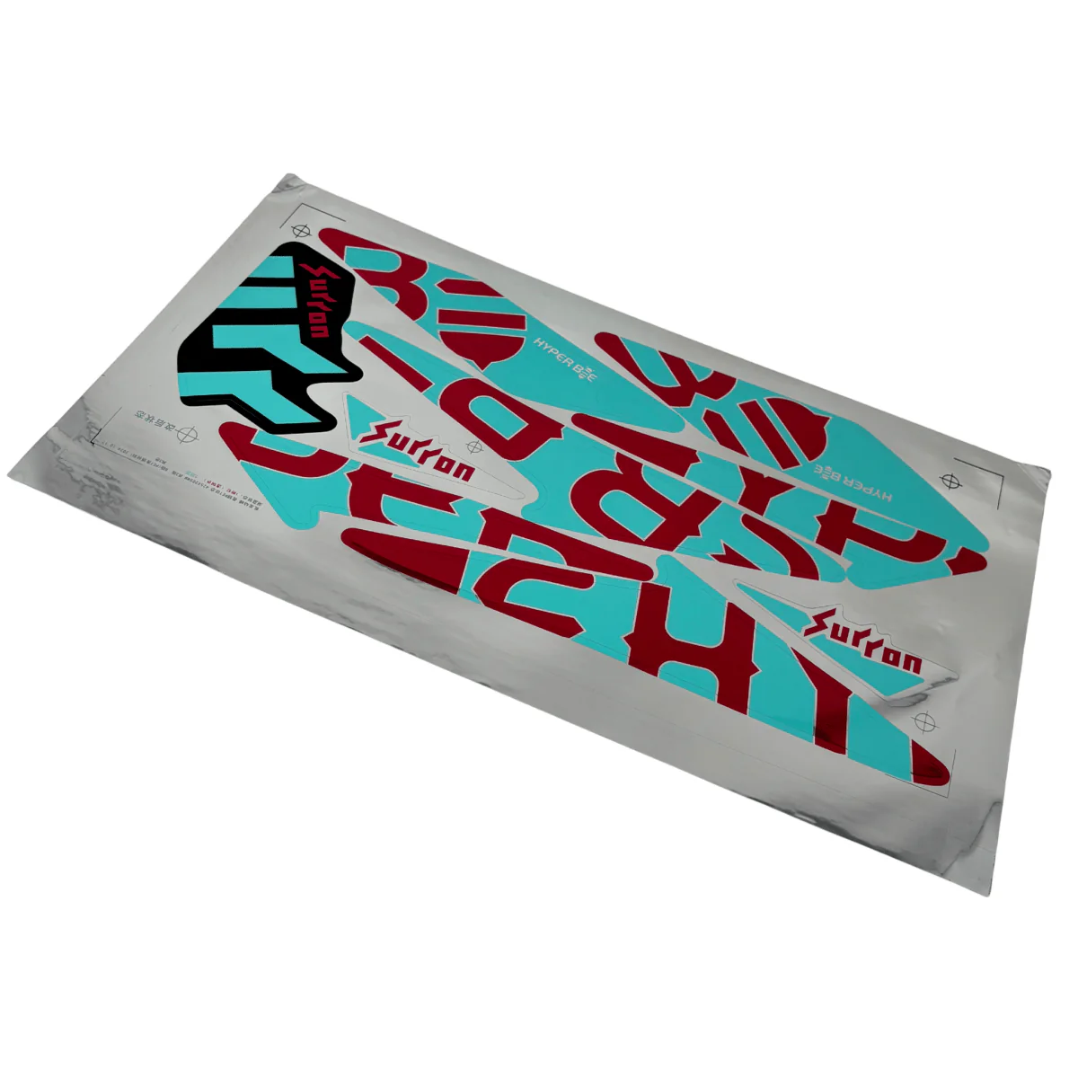 Hyper Bee Decal Set (Blue & Rose Gold)