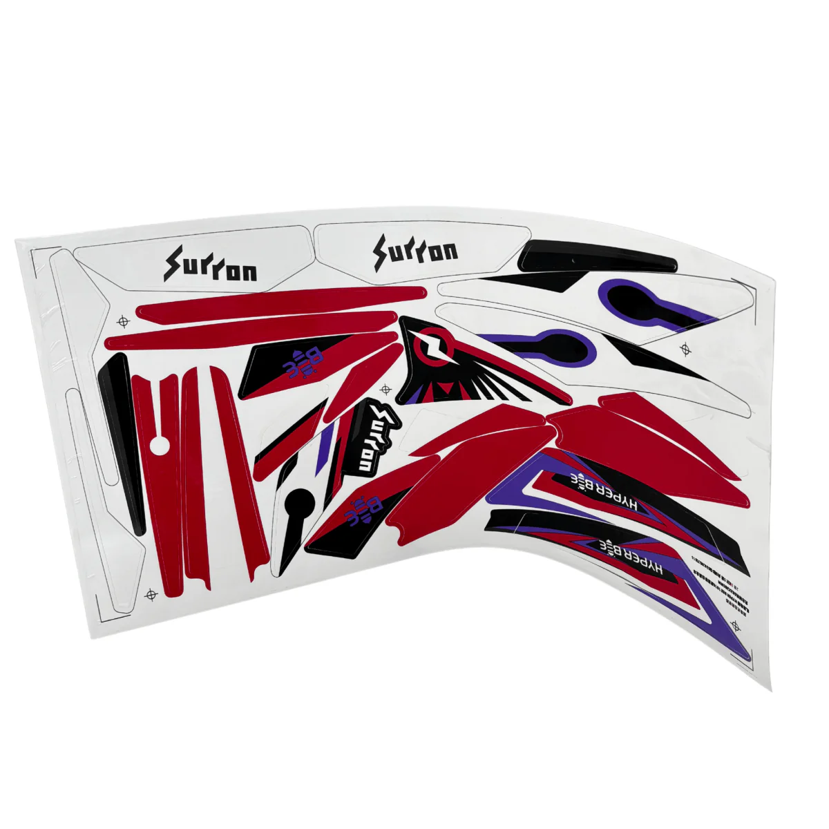 Hyper Bee Decal Set (Pink & White)