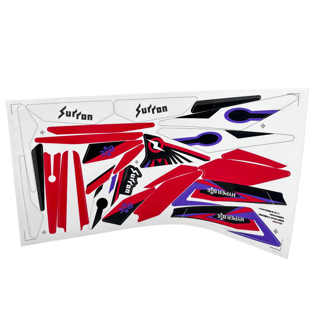 Hyper Bee Decal Set (Pink & White) - Image 2