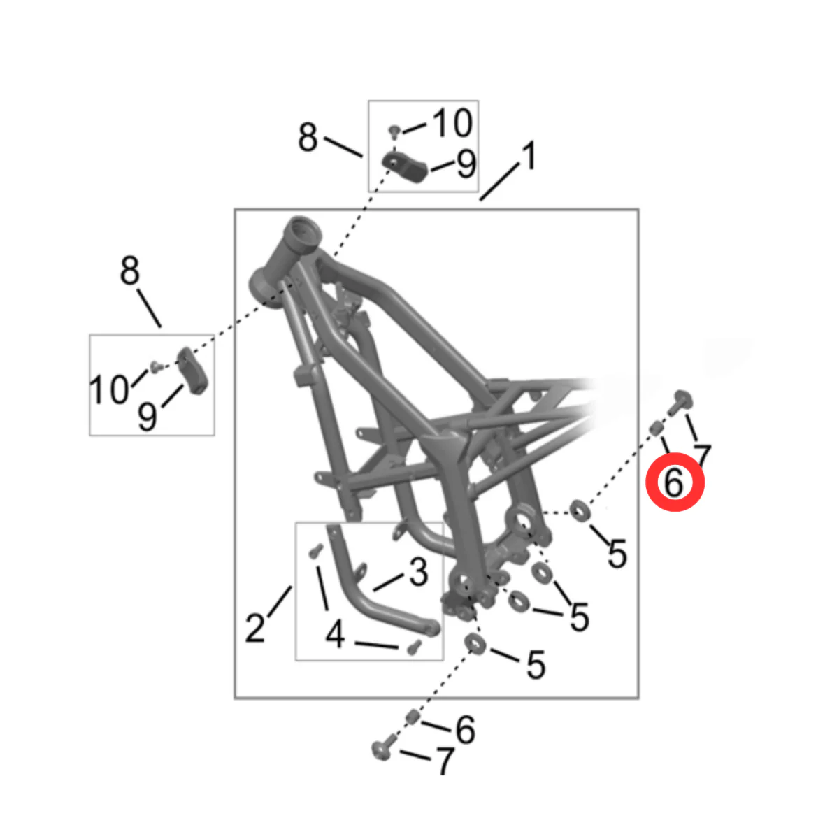 Hyper Bee Swingarm Bushing - Image 3