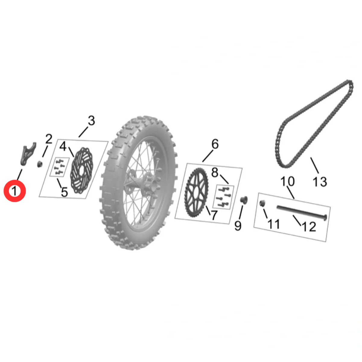 Hyper Bee Rear Brake Caliper Bracket - Image 3