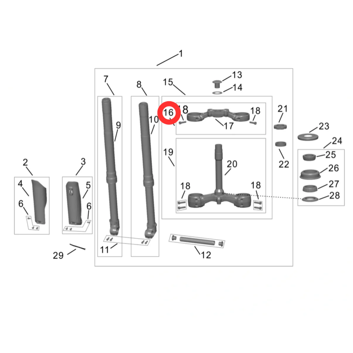 Hyper Bee Triple Clamp - Image 3