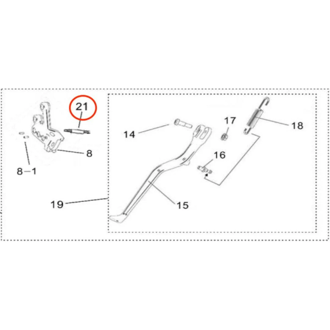 Light Bee Kickstand Pin "A"
