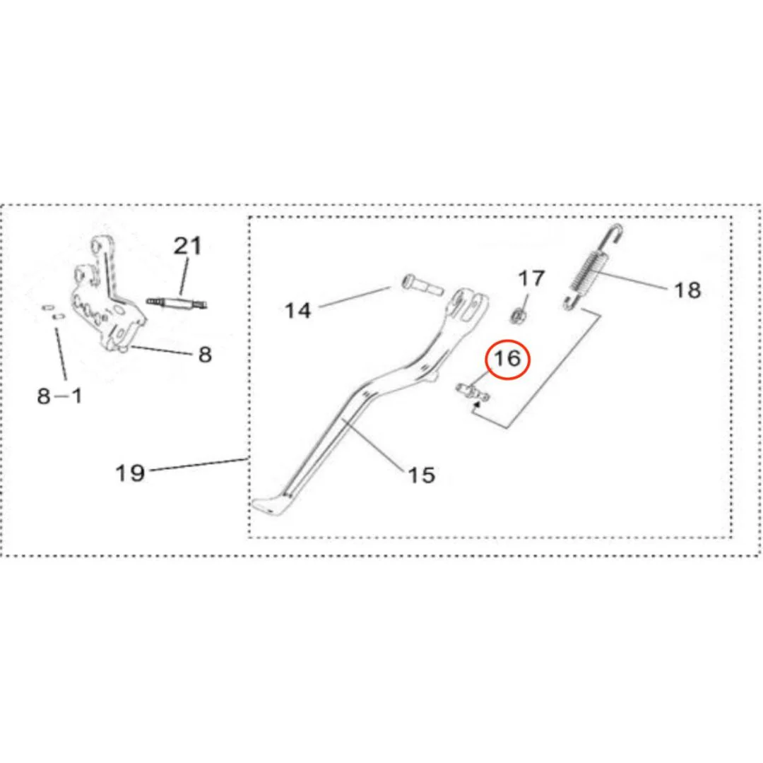Light Bee Kickstand Pin "B"