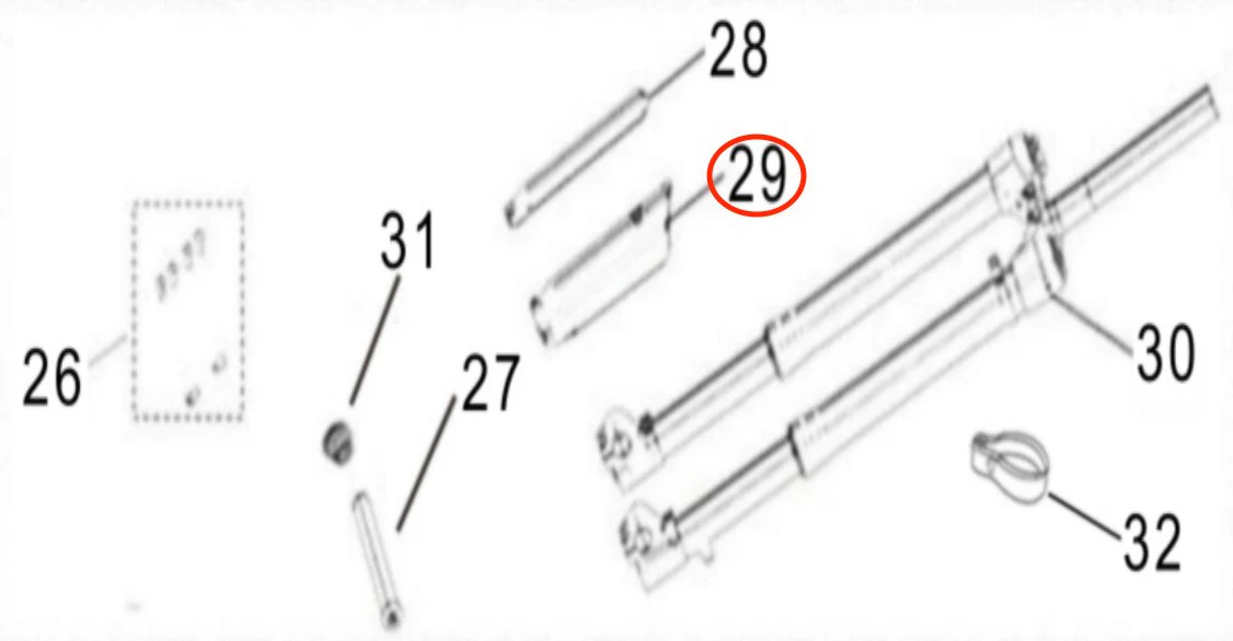 Light Bee S KKE Fork Mud Guard (Left) - Image 2