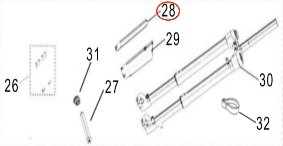 Light Bee S KKE Fork Mud Guard (Right) - Image 2