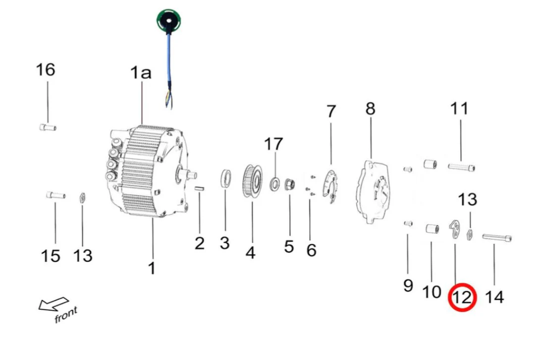 Light Bee Primary Belt Tensioner - Image 2