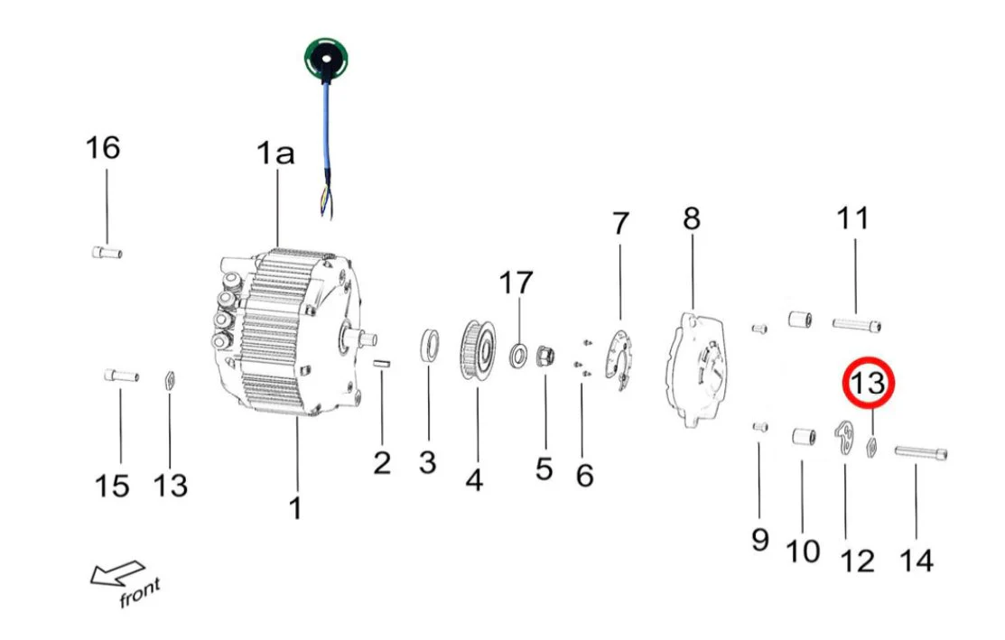 Light Bee Motor Position Adjuster Fix Plate  - Image 2