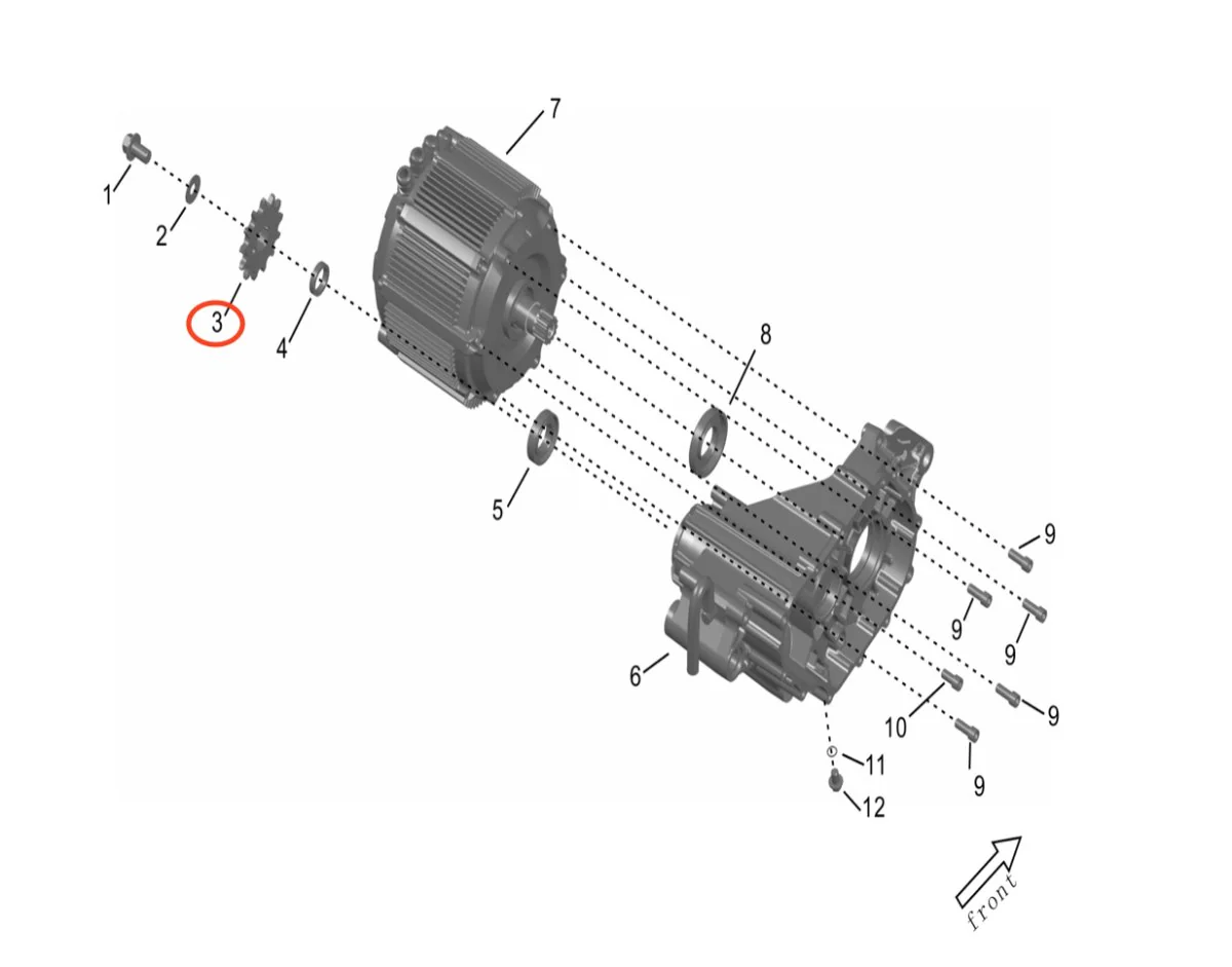 Storm Bee 13T Output Sprocket - Image 3