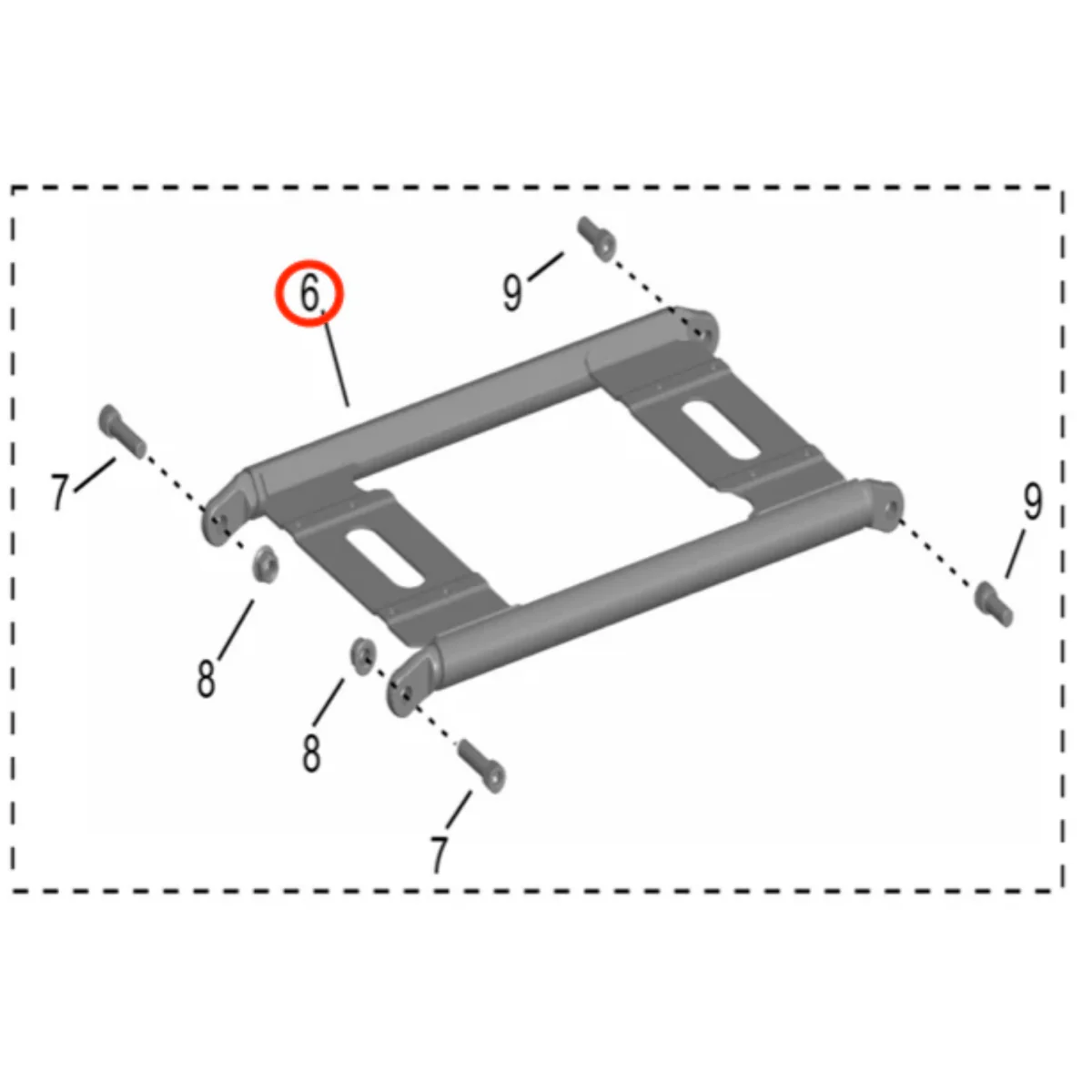 Storm Bee Botton Battery Support Bracket