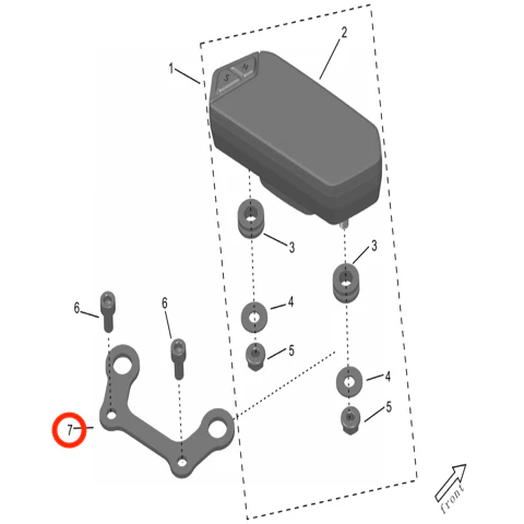 Storm Bee Dashboard/Display Installation Bracket