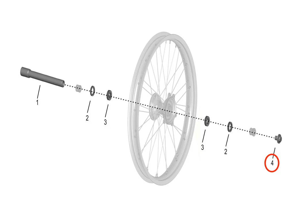 Storm Bee Front Axle Nut - Image 2