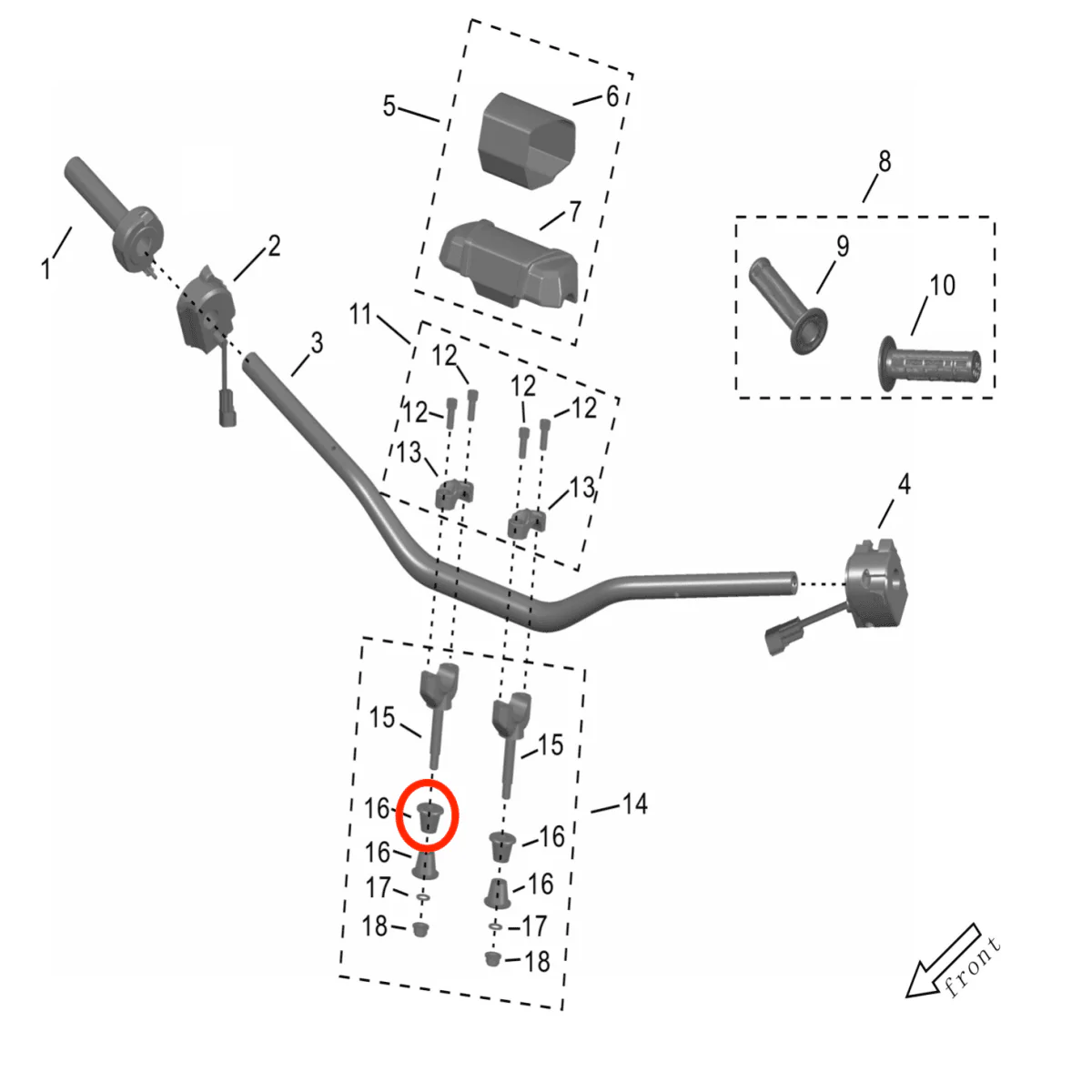 Storm Bee Handlebar Mount Support - Image 3