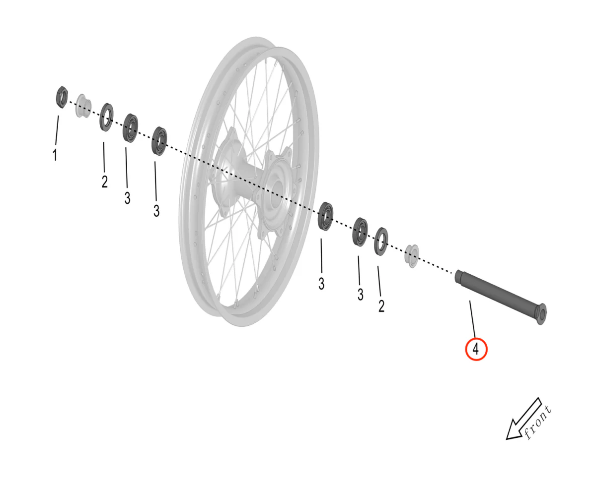 Storm Bee Rear Axle - Image 2