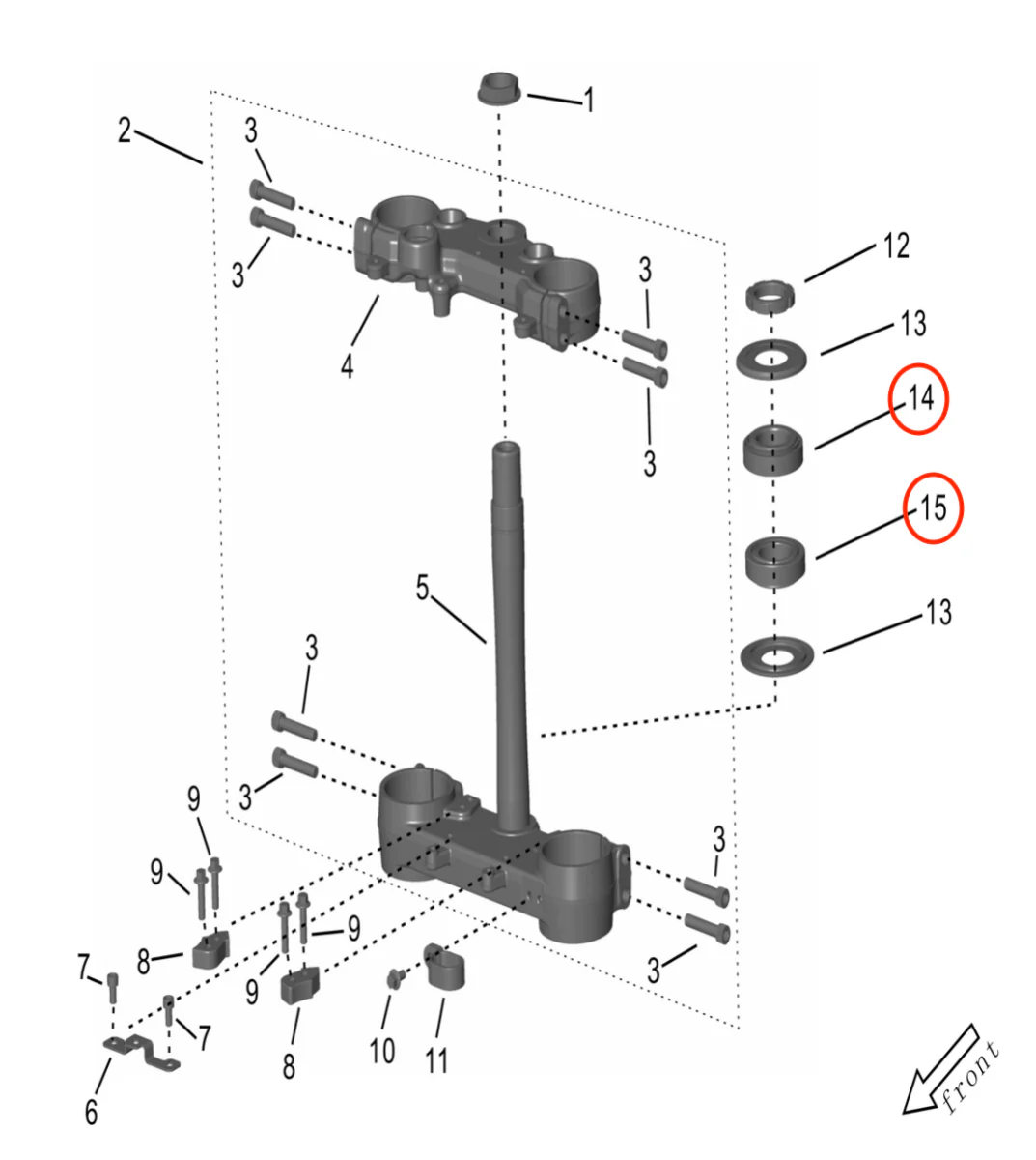 Storm Bee Steering Stem Bearing - Image 2