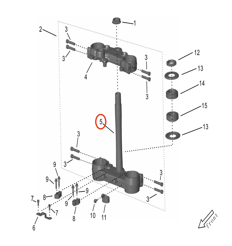 Storm Bee Steering Tube Assembly - Image 3