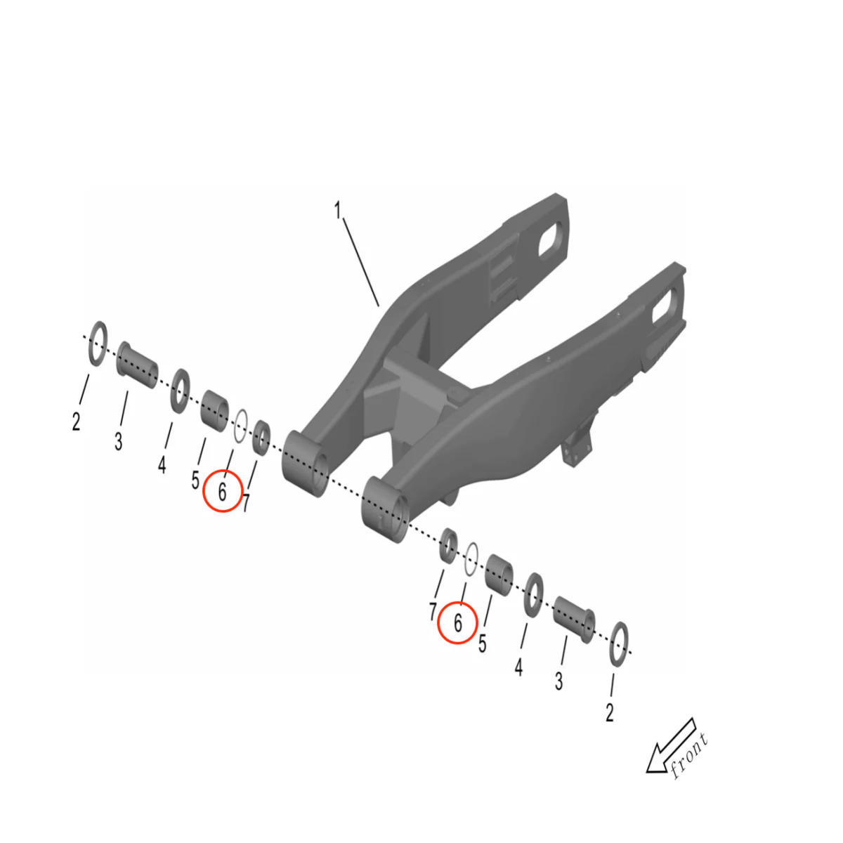 Storm Bee Swingarm O-Ring - Image 2