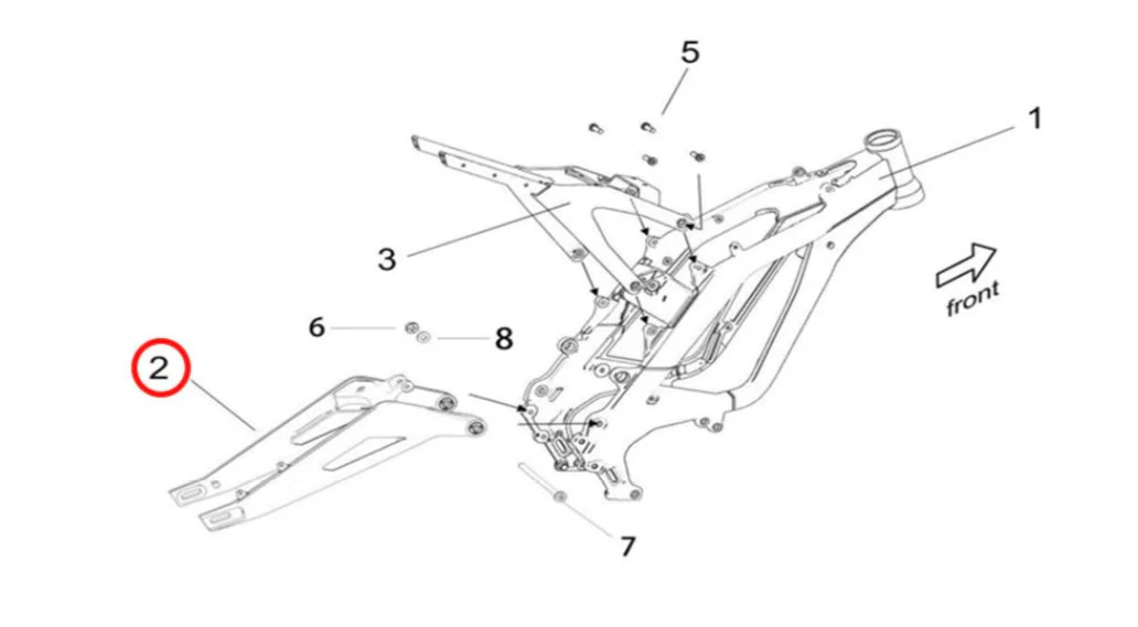 Light Bee Swingarm (Black) - Image 3