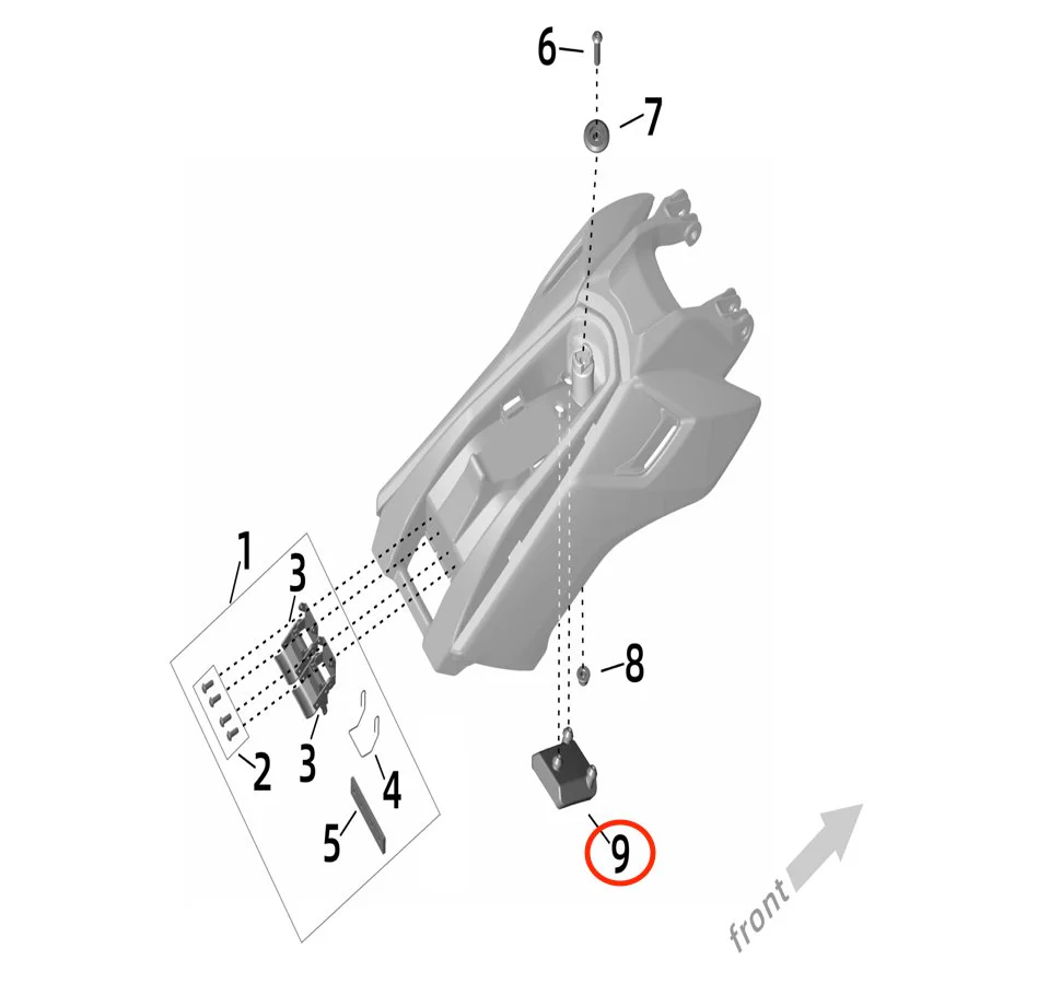 Ultra Bee Battery Compartment Rubber Bumper - Image 3
