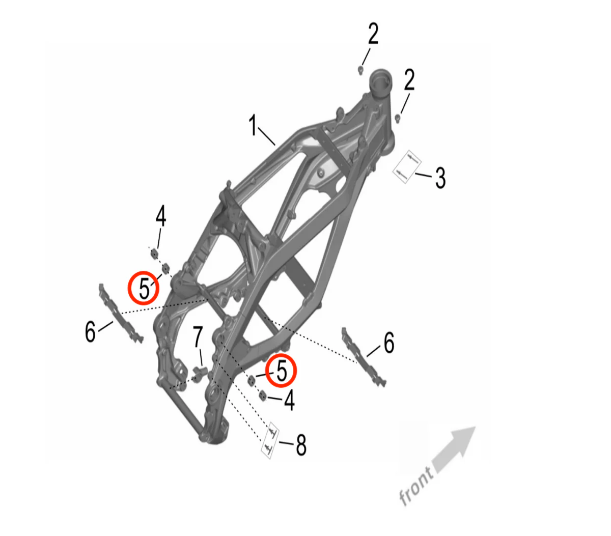 Ultra Bee Triangle Frame Bushing - Image 3