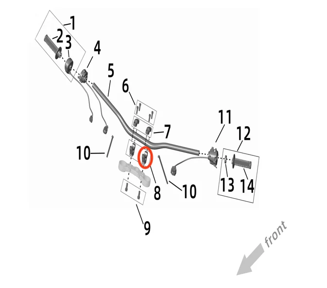 Ultra Bee Handlebar Mounting Bracket - Image 4