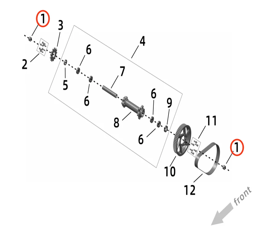 Ultra Bee Jackshaft bushing - Image 3