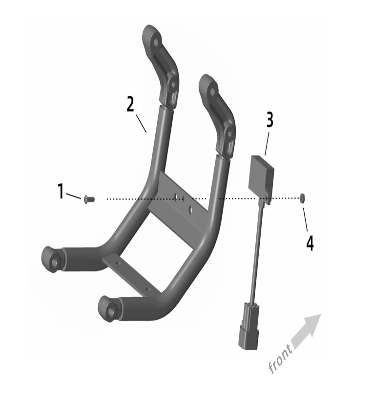 Ultra Bee Lower Frame Support Bracket - Image 5