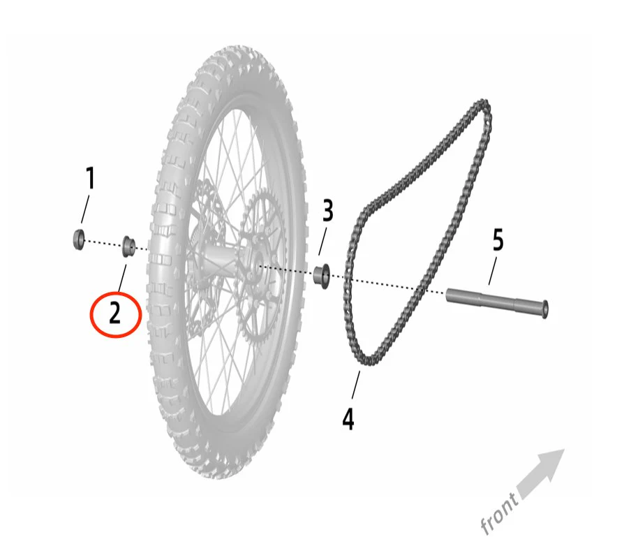Ultra Bee Rear Axle Bushing (LEFT) - Image 3