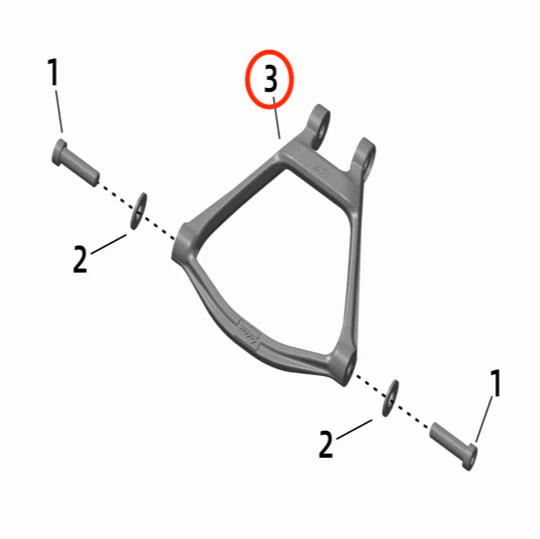 Ultra Bee Rear Shock Triangle - Image 3