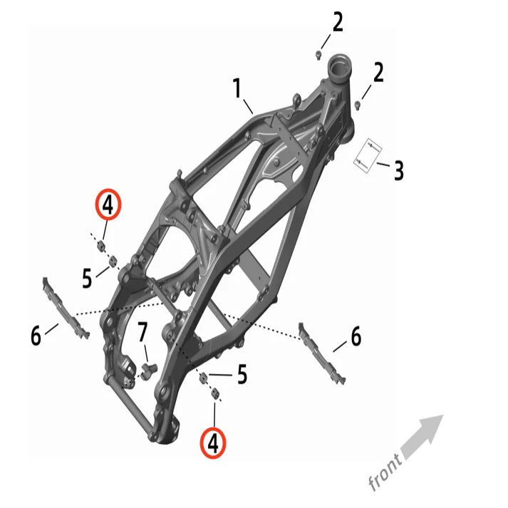 Ultra Bee Rear Triangle/Frame Bushing - Image 2