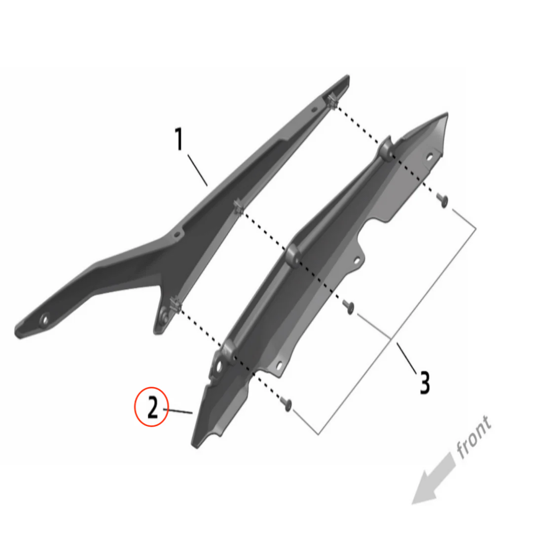Ultra Bee Subframe Shroud (Right)