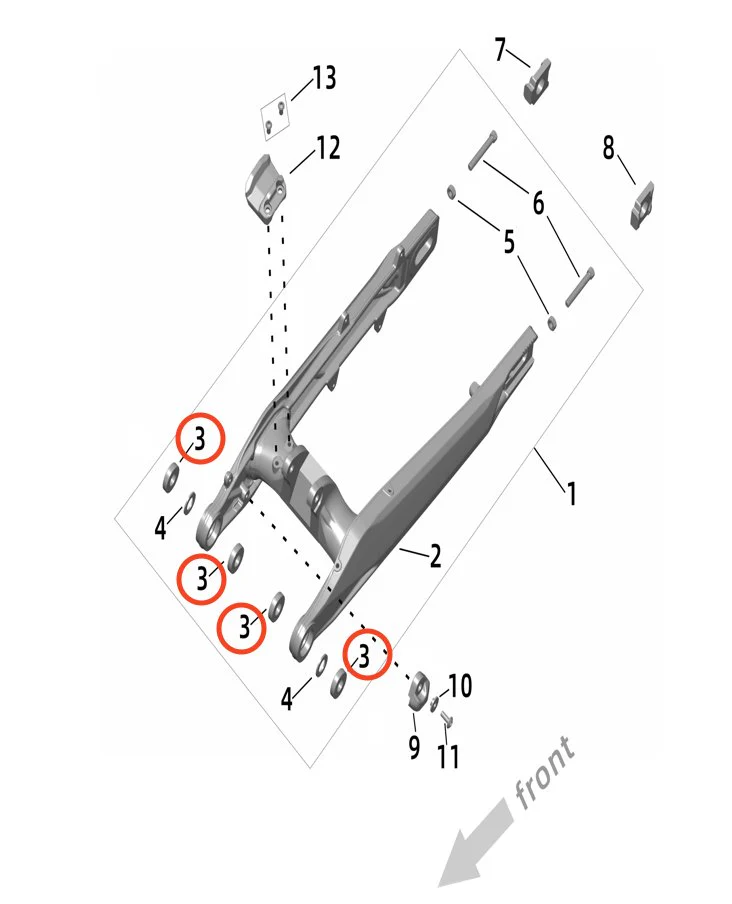 Ultra Bee Swingarm Bearing - Image 3