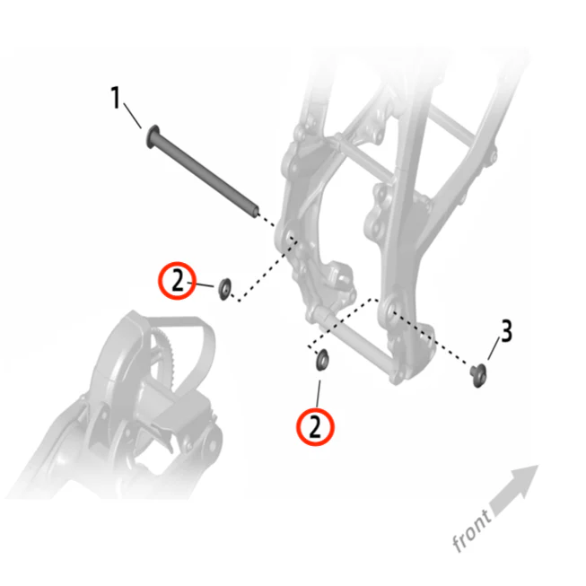 Ultra Bee Swingarm Frame Bushing - Image 2